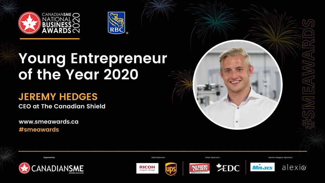 CEO of The Canadian Shield Named Recipient of CanadianSME Young Entrepreneur of the Year Award