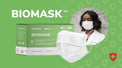 The Canadian Shield - Biodegradable, ASTM Medical-Grade Face Mask - Level 1, Level 2, Level 3